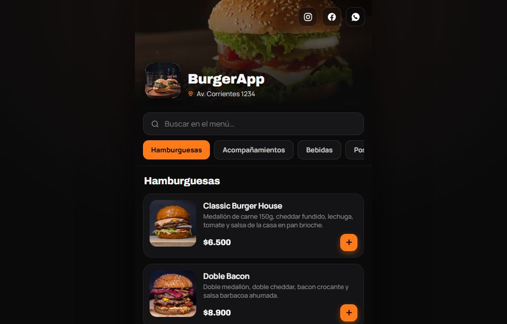 Menu App